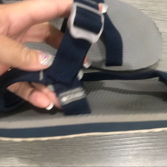 Columbia size 14 “Red River” Navy Blue Outdoor Sandals - Picture 3 of 10